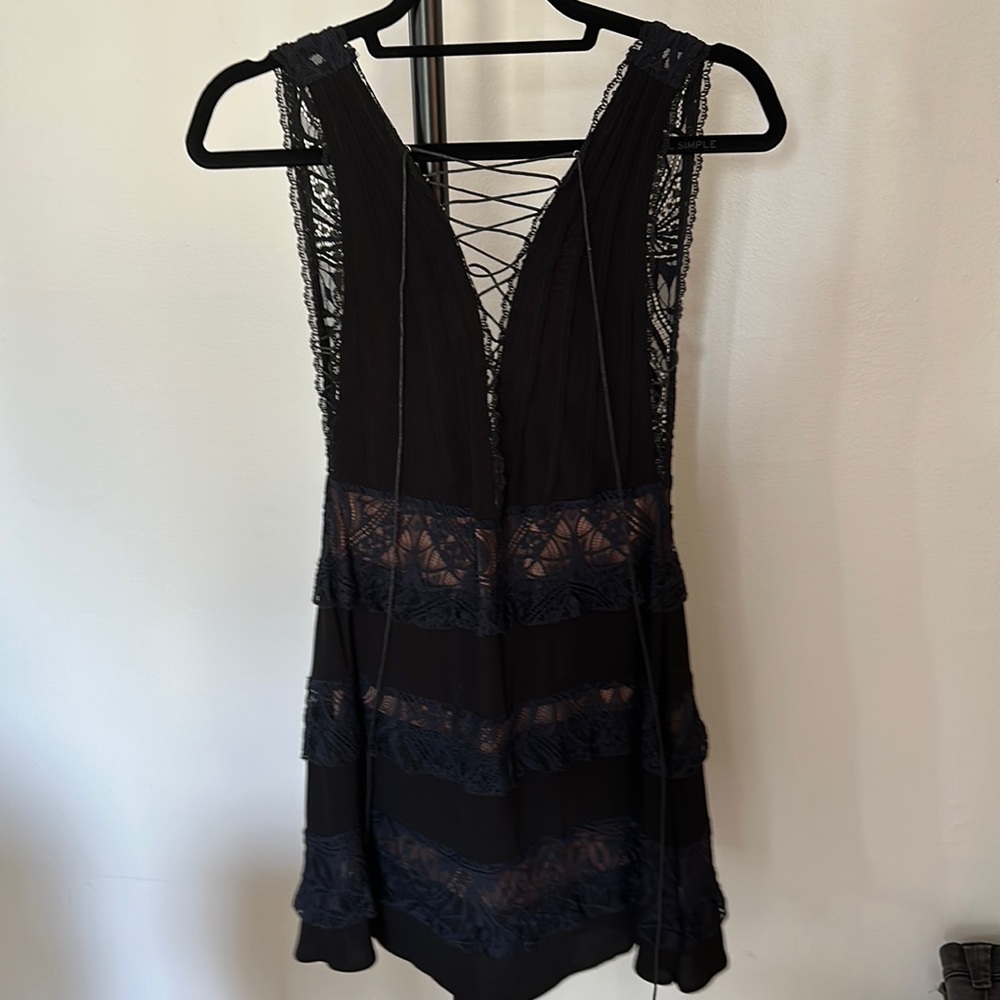 For Love & Lemons Black Cocktail Dress